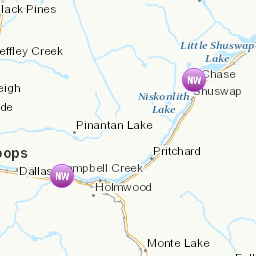 Areas affected by the message