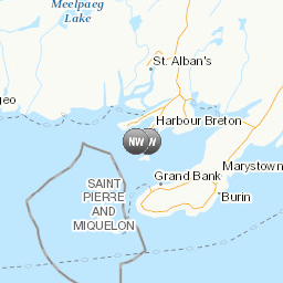 Areas affected by the message