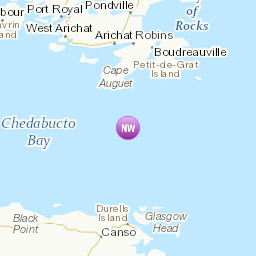 Areas affected by the message