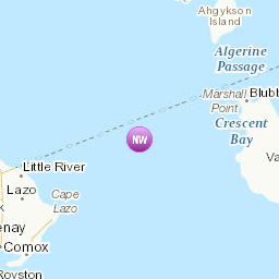 Areas affected by the message