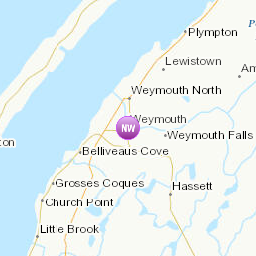 Areas affected by the message