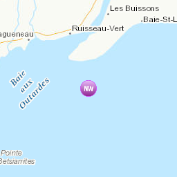 Areas affected by the message