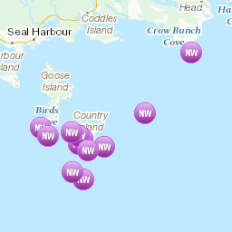 Areas affected by the message