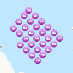 Zones affectées par le message