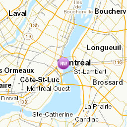 Areas affected by the message