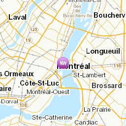 Areas affected by the message