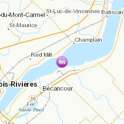 Areas affected by the message