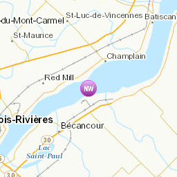 Areas affected by the message