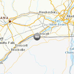 Areas affected by the message