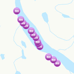 Zones affectées par le message