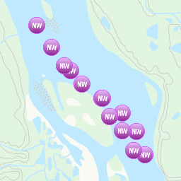 Zones affectées par le message