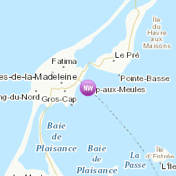 Zones affectées par le message