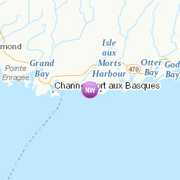 Zones affectées par le message