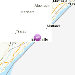 Zones affectées par le message