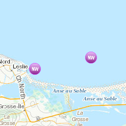 Zones affectées par le message