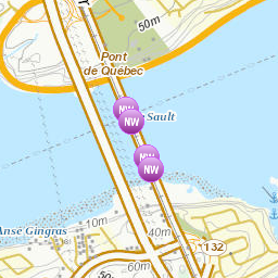 Zones affectées par le message