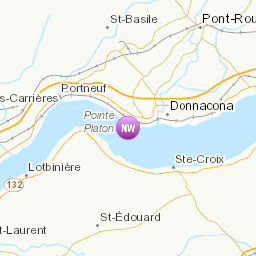 Zones affectées par le message