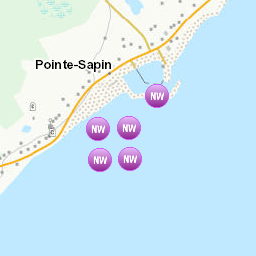 Zones affectées par le message