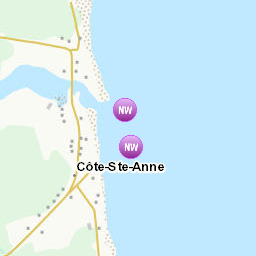 Zones affectées par le message