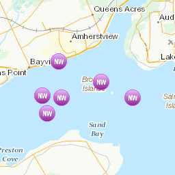 Zones affectées par le message