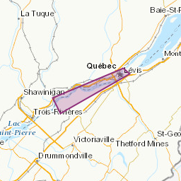 Zones affectées par le message