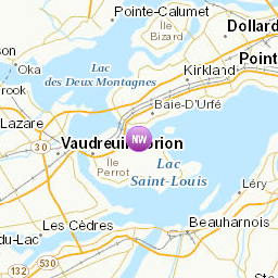 Zones affectées par le message