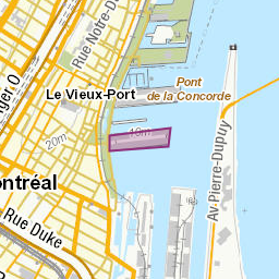 Zones affectées par le message