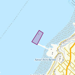 Zones affectées par le message