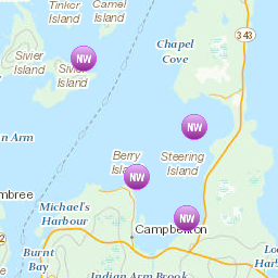 Zones affectées par le message