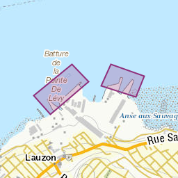Zones affectées par le message