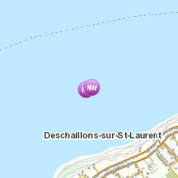 Zones affectées par le message