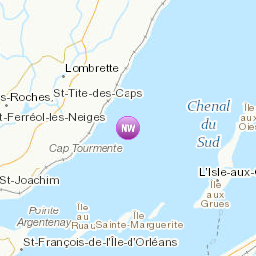 Zones affectées par le message