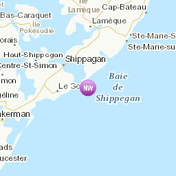Zones affectées par le message