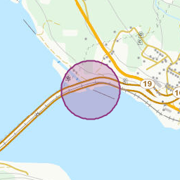 Zones affectées par le message