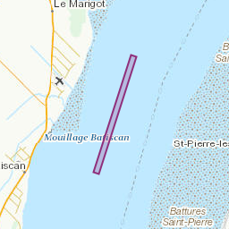 Zones affectées par le message