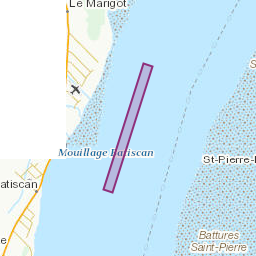 Zones affectées par le message