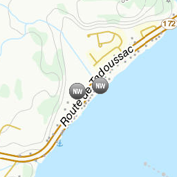 Zones affectées par le message