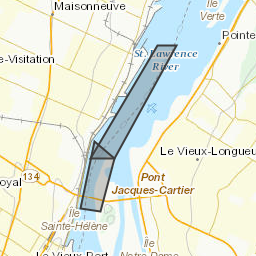 Areas affected by the message