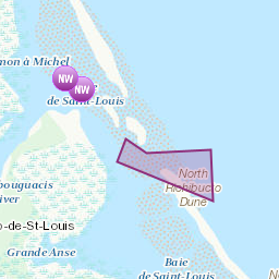 Areas affected by the message
