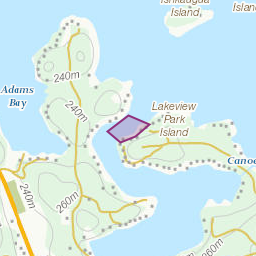 Areas affected by the message