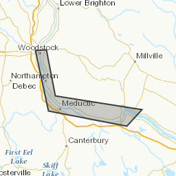Areas affected by the message
