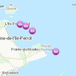 Zones affectées par le message