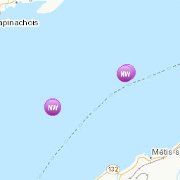 Areas affected by the message