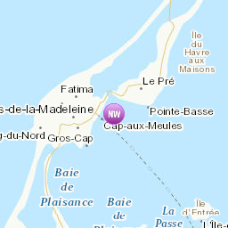 Areas affected by the message