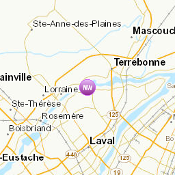 Areas affected by the message