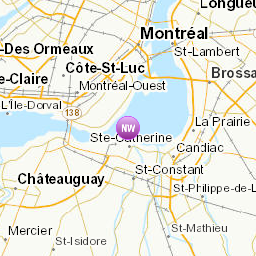 Zones affectées par le message