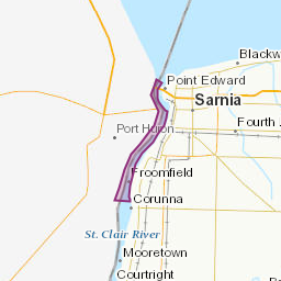 Areas affected by the message