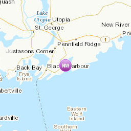 Areas affected by the message