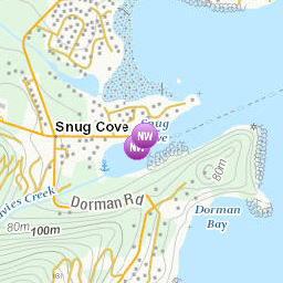 Areas affected by the message