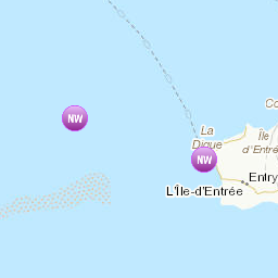Areas affected by the message
